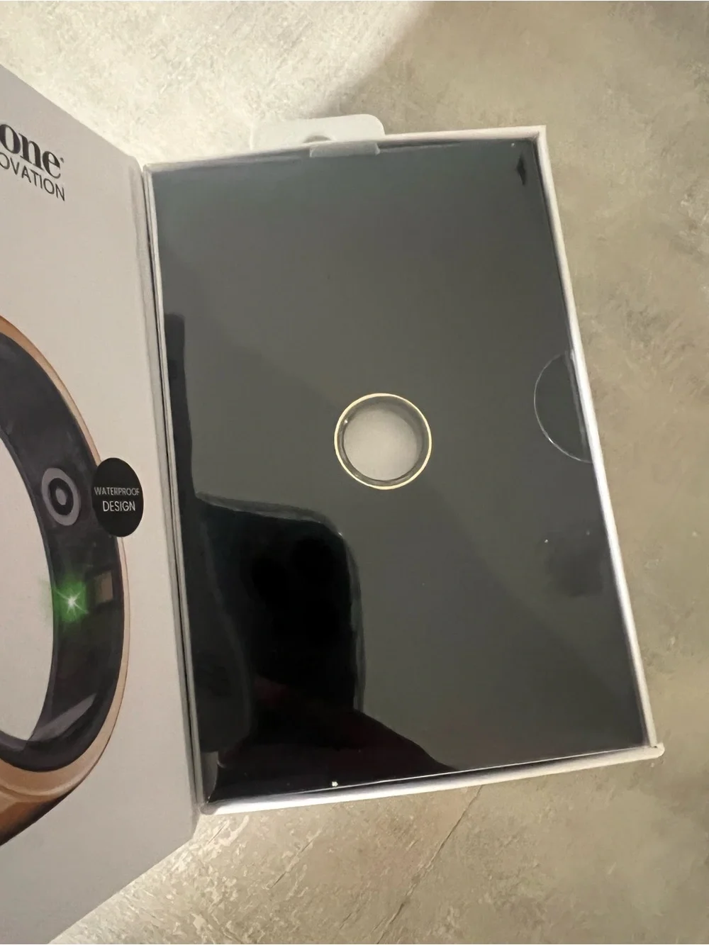 Brookstone Smart Ring Health Tracker - Gold